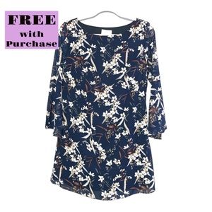 Embrace Long Bell Sleeve Floral Dress